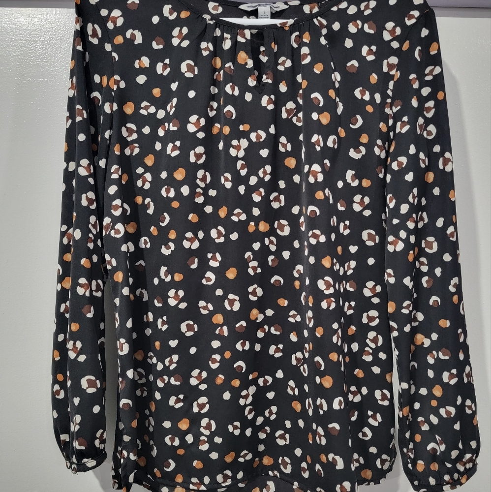 Cheetah print blouse